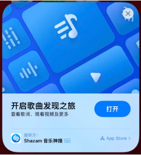 泸溪苹果14维修站分享iPhone14音乐识别功能使用方法 