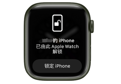 泸溪苹果手机维修分享用 AppleWatch 解锁配备面容 ID 的 iPhone方法 